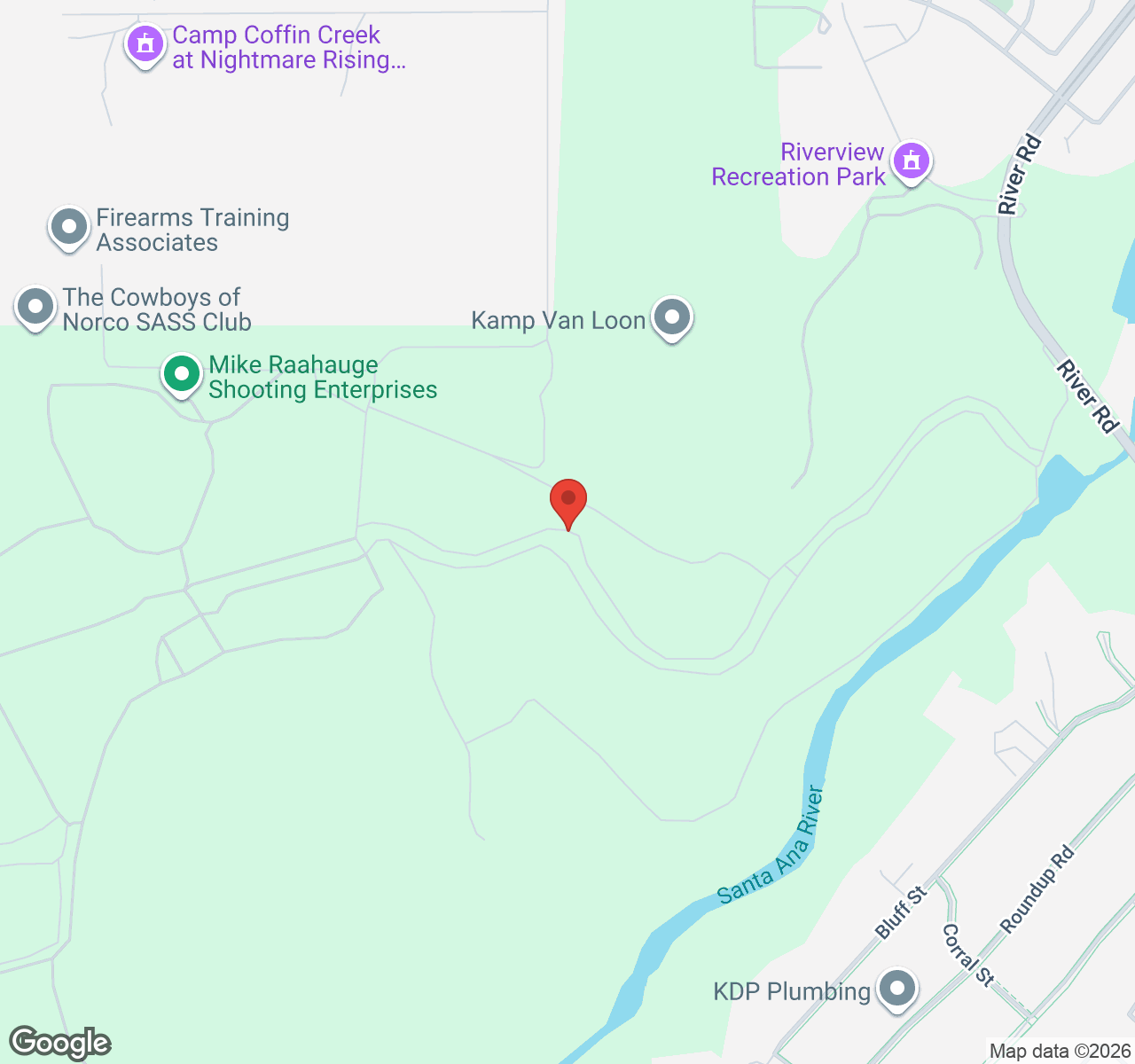 Sighting location map