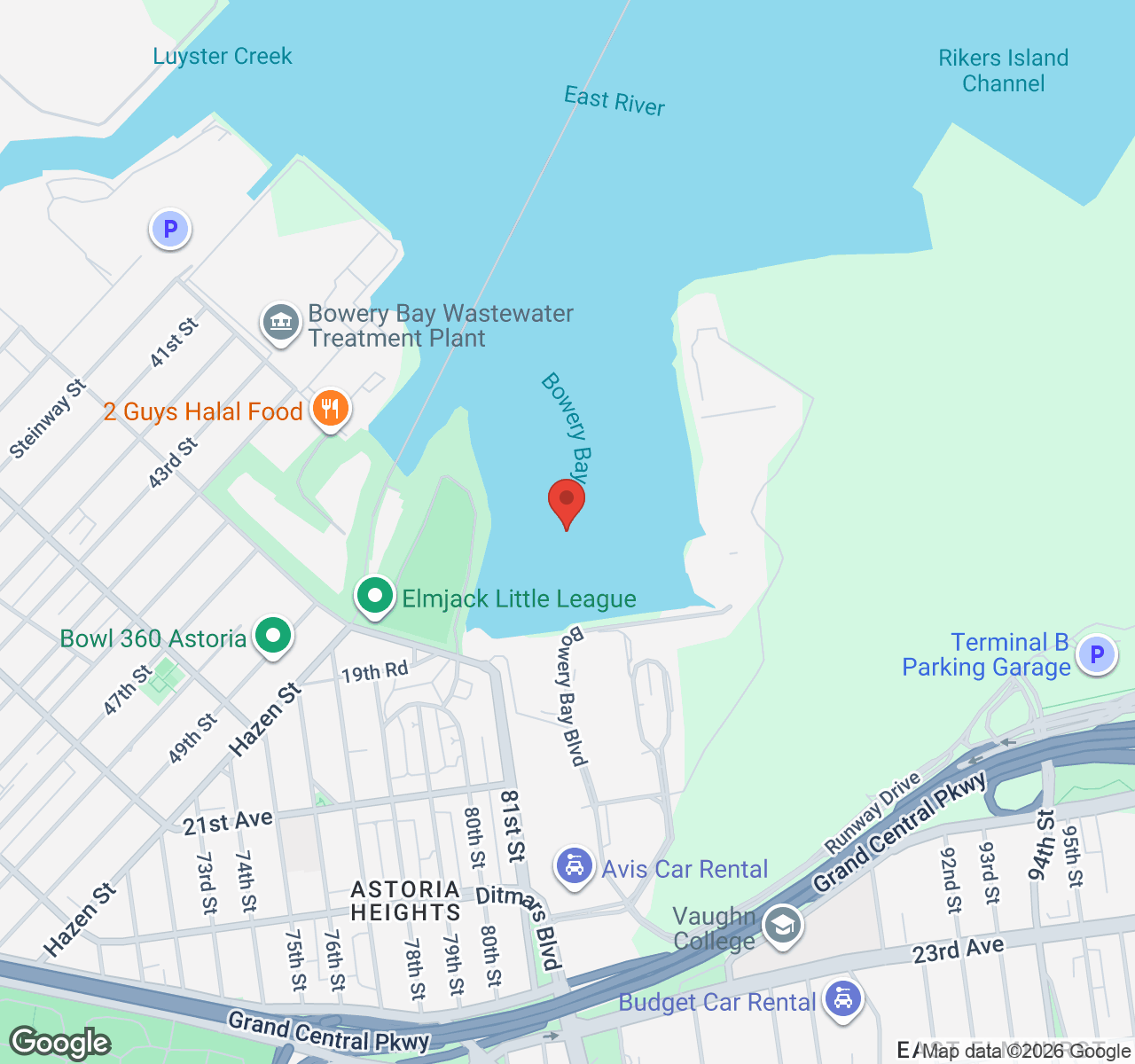 Sighting location map